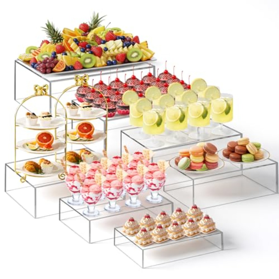 Display Risers Set - Juego de 7 Soportes Extra Grandes