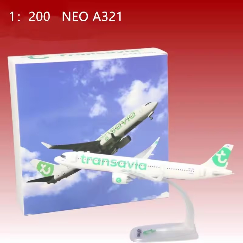 Model Airplane Plastic - Modelo a escala 1:200 Marabu/Juego/Vueling/A320neo austriaco/Transavia