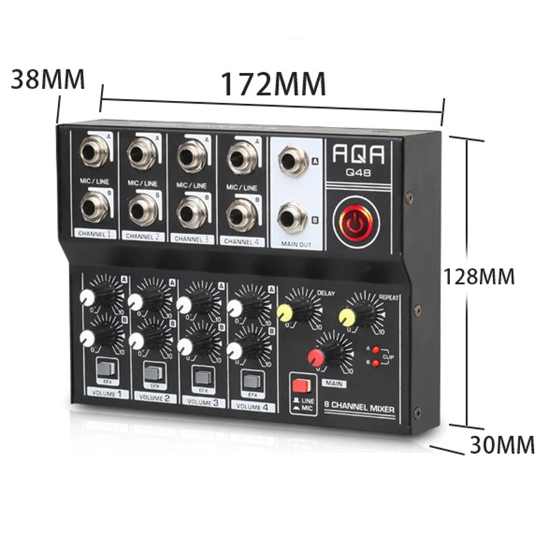 Mezclador de Audio, consola pr - Graded Card Display reseña y precio