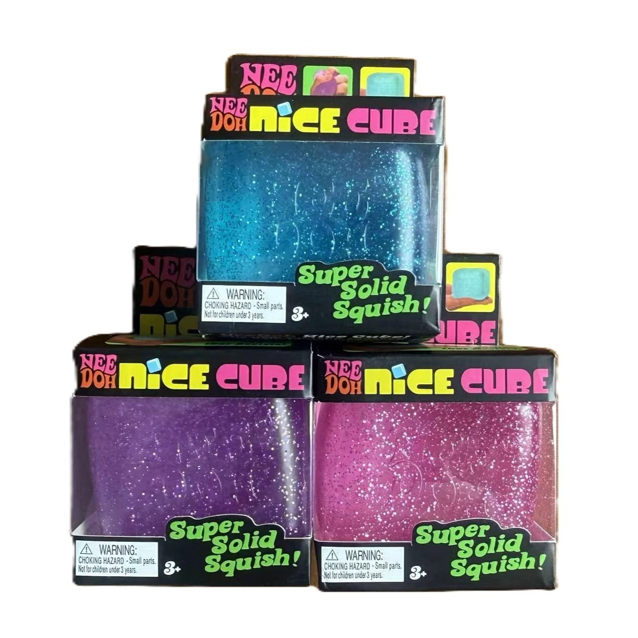 Schylling Nee Doh Glitter Cube - Fidget Cube Original reseña y precio