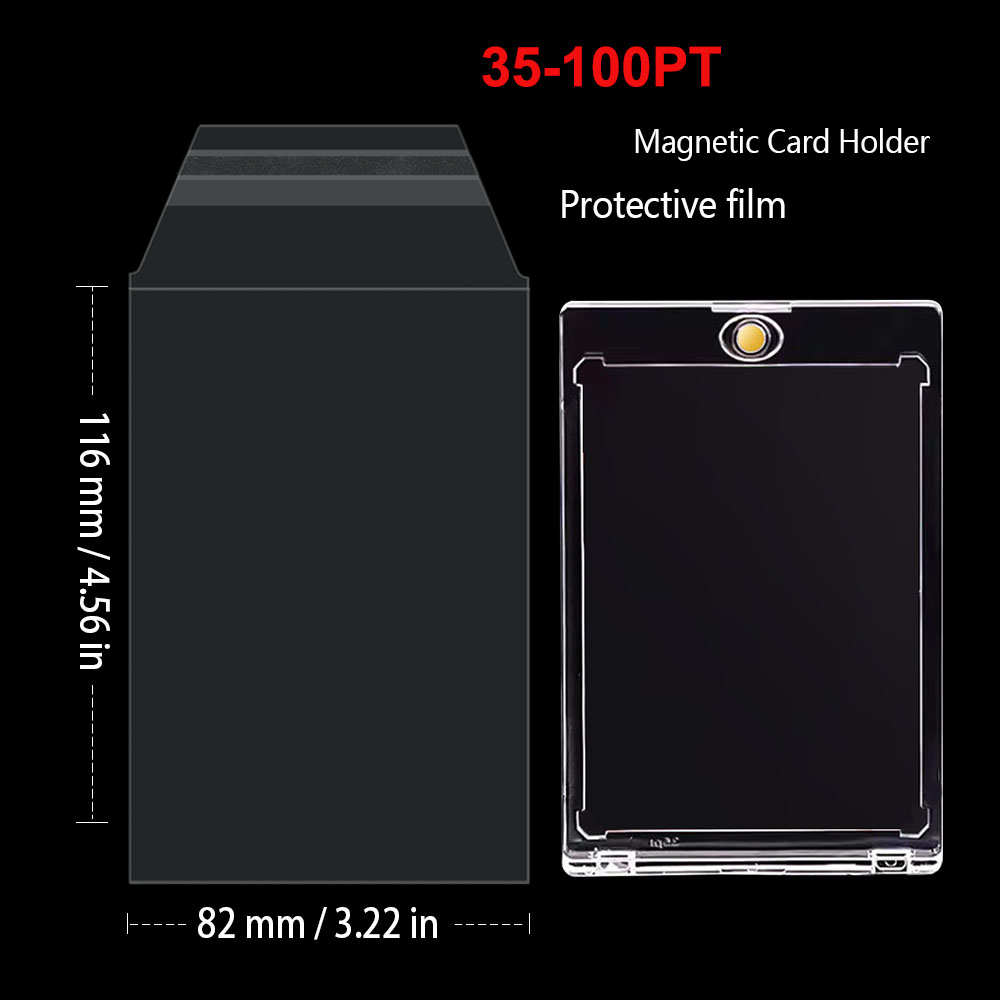 100 Uds fundas porta tarjetas  - Card Top Loader reseña y precio