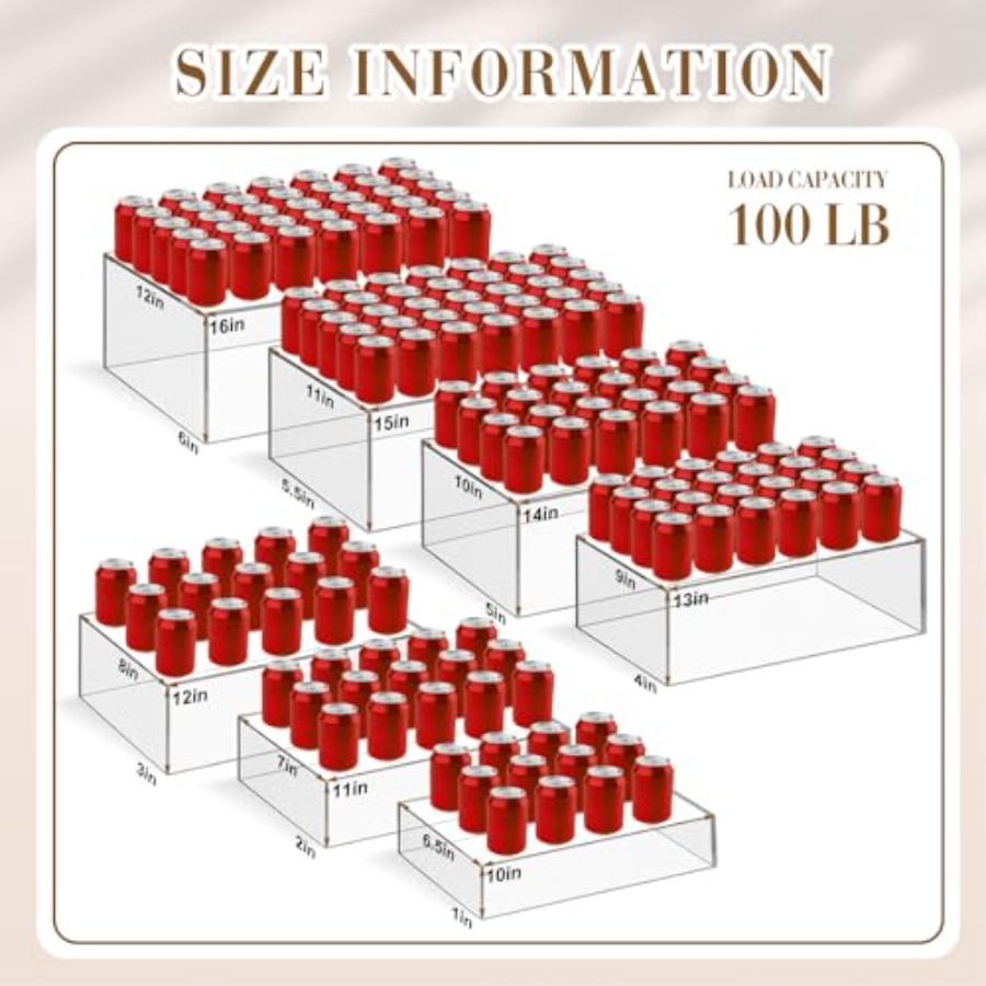 Juego de 7 Soportes Extra Gran - Display Risers Set reseña y precio
